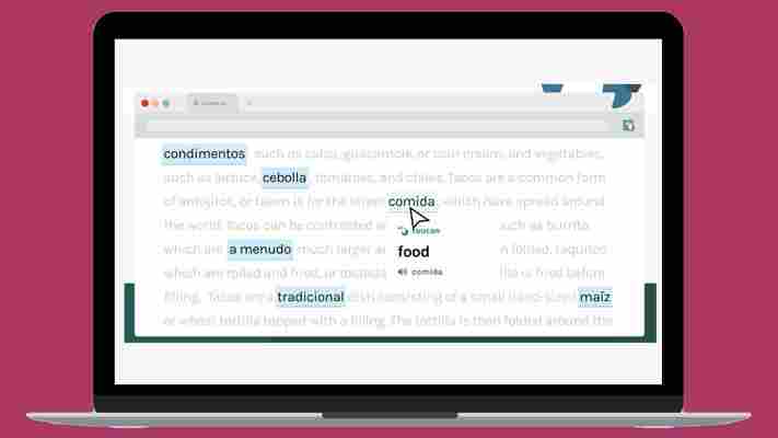 This browser extension helps you learn words in other languages while reading online