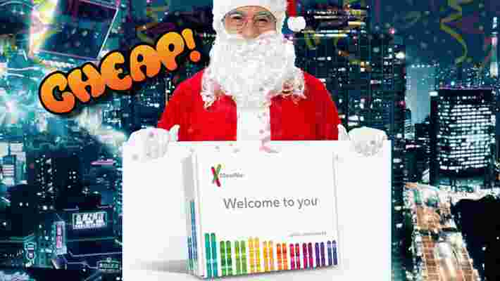 PRIME CHEAP: Discover if you’re 0.1% extraterrestrial with $100 off a 23andMe DNA kit